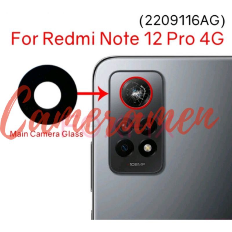 Kính Camera Xiaomi Redmi Note 12 Pro 4G
