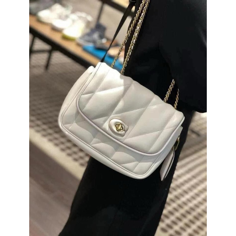 [Hinh thật ] Túi nữ Coach Madison pillow 24 da chần mềm