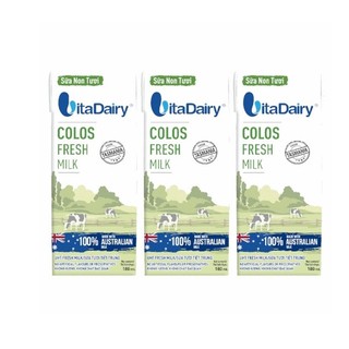 Thùng 24 Hộp 180ml Sữa Non Tươi VitaDairy Colos Fresh Milk
