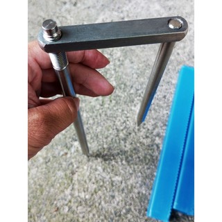 Chân dù (ô) cắm đất inox (có hộp) [Đồ Câu Đài]