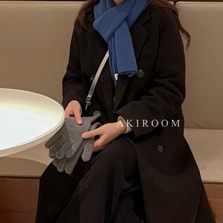 Khăn len tết dọc bản nhỏ chất đanh dày dặn 50% WOOL