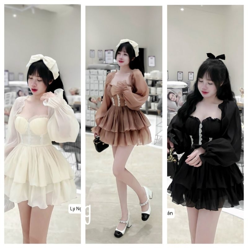 Set Bộ Áo Ống Xốp Rút Bèo Siêu Xinh Có Bán Lẻ alohashop91