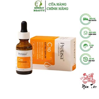 Serum sáng da mờ thâm vitamin c pretasa c10 extra serum - hàng chính hãng