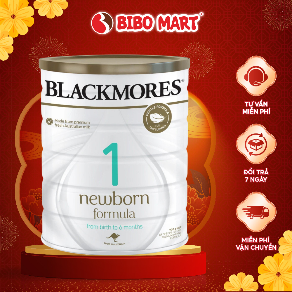 Sữa Blackmores Newborn Úc Phát Triển Trí Não Tốt Cho Tiêu Hóa Của Bé Số 1 Từ 0 - 6 Tháng 900g - Bibo Mart