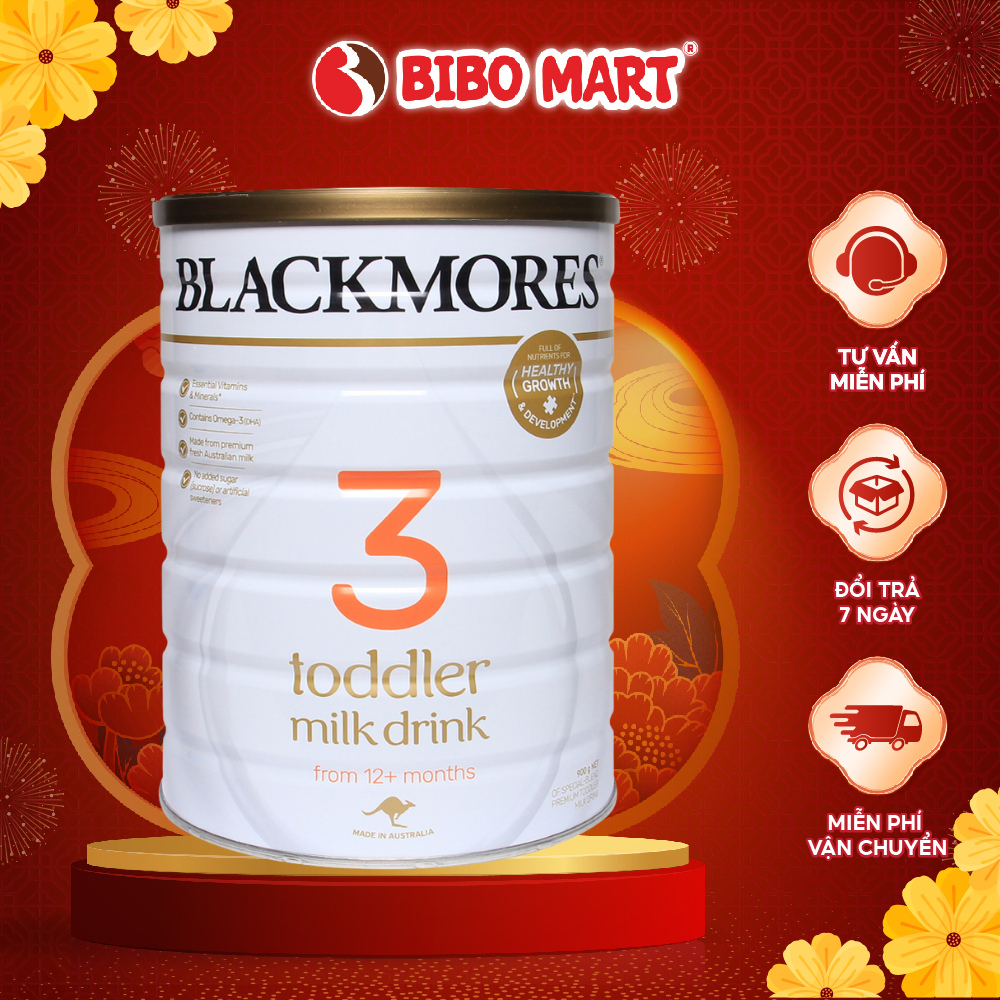 Sữa Blackmores Toddler Úc Phát Triển Chiều Cao Cân Nặng Cho Bé Số 3 Trên 12 Tháng 900g - Bibo Mart