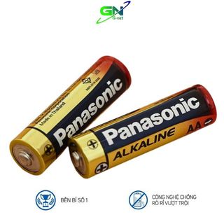 Vỉ 4 viên Pin khóa cửa vân tay AA Akaline 1.5V Panasonic siêu bền bỉ chống chảy nước
