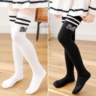   Tất có bàn  Tất đùi cao cấp cho bé gái lớn 3-12 tuổi phong cách Nhật Bản vớ đùi tất qua gối đi mùa Thu Đông sc04 