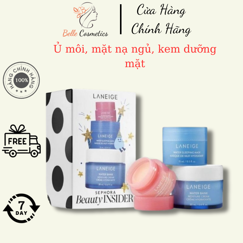 Ủ môi , Mặt nạ ngủ , Kem dưỡng môi Laneige / Belle Cosmetics