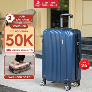 Vali thời trang SIZE 24 inch - Vali SUNNY TONAGO - TG516 Nhựa ABS Bền Đẹp bảo hành 2 năm