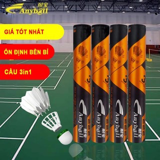 Hộp Cầu Lông,Quả cầu lông 3in1,thiết kế mới thân đúc nguyên khối, Siêu bền tăng độ ổn định, nhiều lựa chọn, giá rẻ