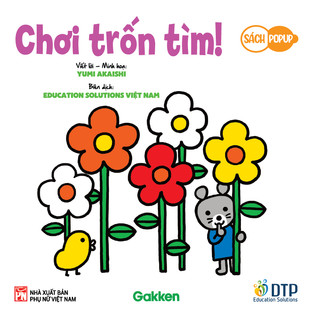 Sách - dtpbooks - chơi trốn tìm - sách pop-up - tủ sách ehon cho bé