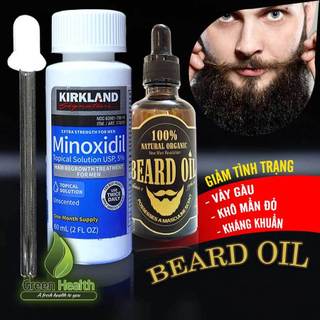 Minoxidil 5% Combo dầu dưỡng râu Beard oil