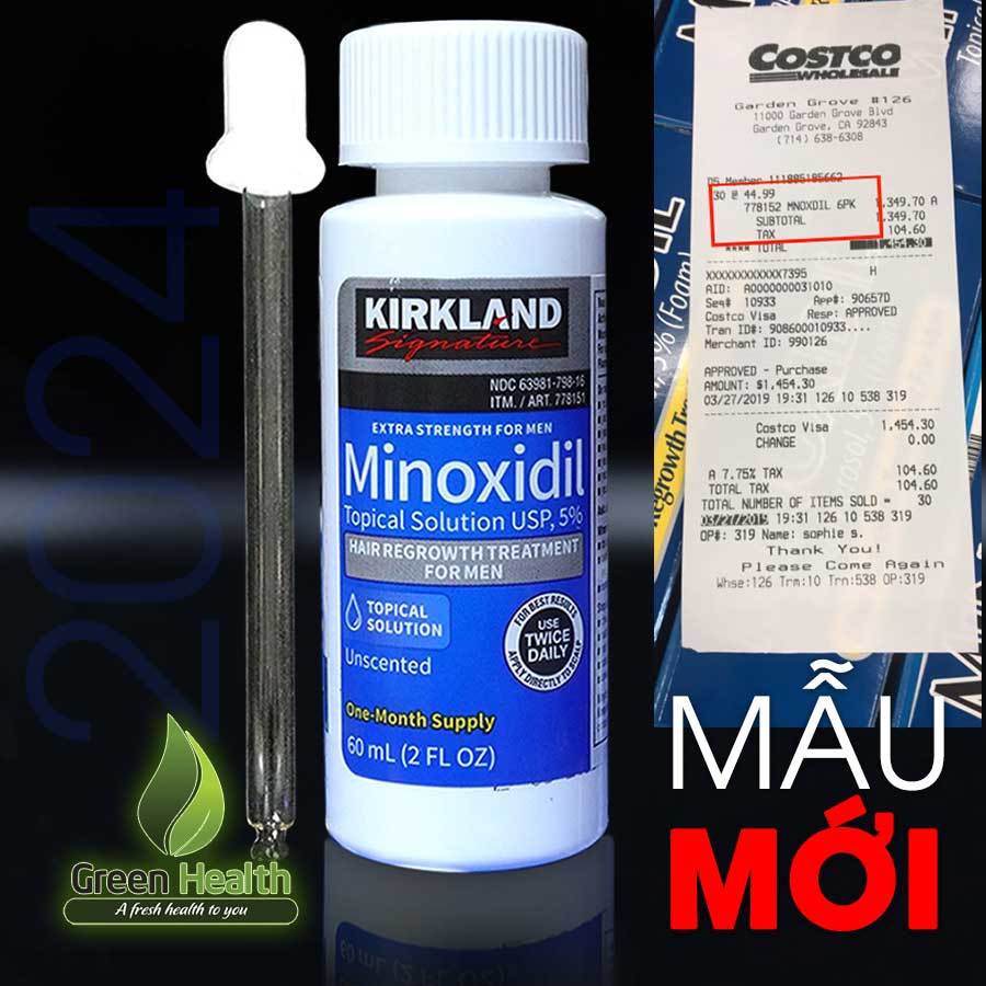 Minoxidil 5% mọc râu, tóc