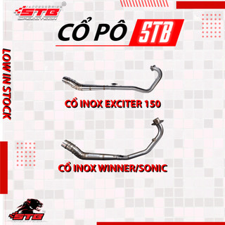 Cổ pô inox 304 exciter150 -winner size 32-51a