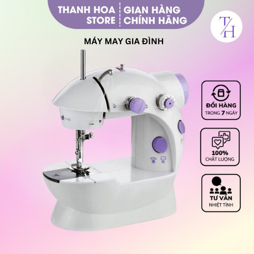 Máy May Mini Để Bàn Gia Đình - Máy Khâu Cầm Tay Mini Gia Đình Siêu Tiện Lợi YUNOZA