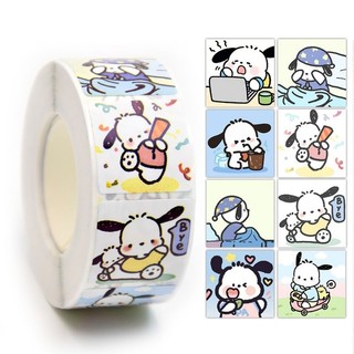 Cuộn 500 sticker tem hình dán 2cm