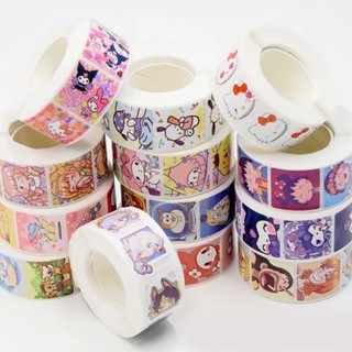 Cuộn 500 sticker tem hình dán 2cm