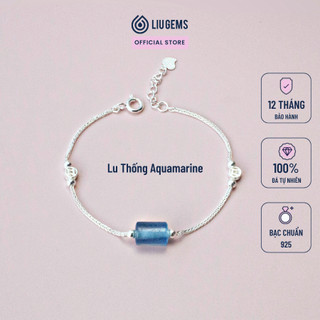 Lắc Tay Lu Thống Bạc 925 Mix 2 Charm Đồng Xu Liugems Đá Phong Thủy Hanh Thông Công Việc Cuộc Sống VB48