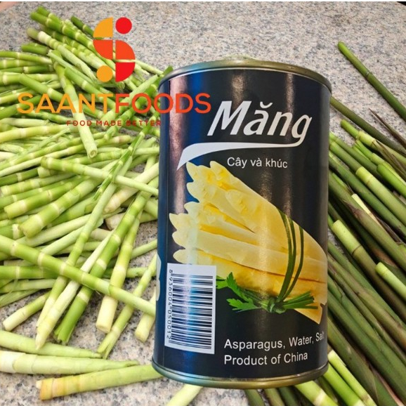 Măng Non Asparagus Jiangli (Thùng 12 lon) (Lon) - 430G