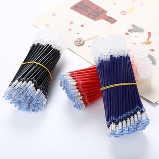 Combo 10 Ngòi bút gel ruột bút gel 0.5mm 13cm lắp vừa các loại bút gel nắp cài Resun, Muji, Deli, chữ A...