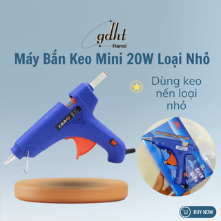 Máy bắn keo nến, Súng bắn keo nến silicon 20w, làm hoa dây kẽm nhung, làm đồ trang trí handmade Noel tiện lợi