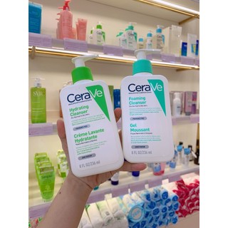 Sữa Rửa Mặt CERAVE Foaming Cleanser/ Hydrating Cleanser 236ml