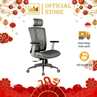 Ghế xoay văn phòng royaldecor lưng thoáng khí, điều chỉnh nhiều chế độ nội thất phòng làm việc
