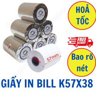 Giấy In Bill K57-K58 x38mm , Giấy In Bill Tính Tiền