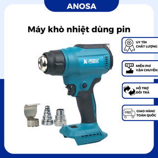 Thân máy khò nhiệt cầm tay K-max dùng pin phổ thông MAKITA - Công suất 2000W - Khò màng co, thổi hơi nóng