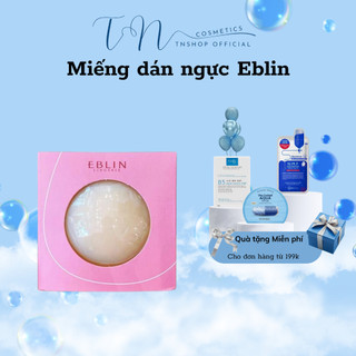 Miếng dán ngực eblin nhiệt tự thân silicon, dán ti eblin siêu mỏng bám chặt da hộp 3 cặp