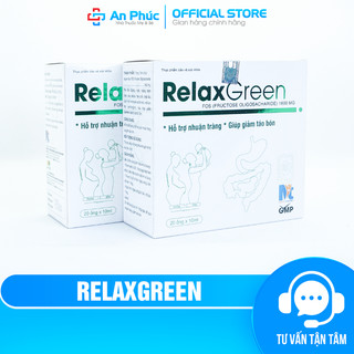 RELAXGREEN Hộp 20 Ống x 10ml - Cải Thiện Táo Bón, Hỗ Trợ Nhuận Tràng, Giúp Hệ Tiêu Hóa Khỏe Mạnh