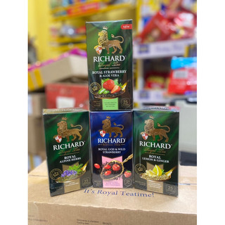 Trà Nga Richard Royal Tea hộp giấy 25 gói