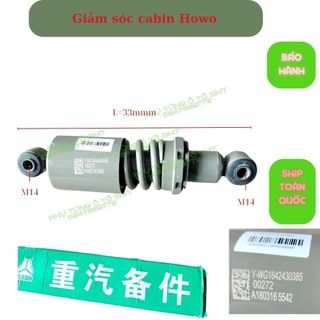 Giảm xóc ca bin xe Howo loại có lò xo, Mã WG1642430385 và WG1642430283/1