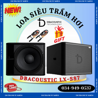 Loa Sub Hơi DBACOUSTIC LX-S87 Bass 17inch - Công Suất 600W - Sub Hơi - Loa Siêu Trầm - Loa Trâm - Sub