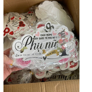Set Banner Cắm Bó Hoa Chúc Mừng, Banner Chúc mừng sinh nhật, Banner Chúc Mừng 8/3