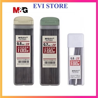 Ruột chì kim 2B / HB M&G ASLQ3801 / 3108 / 3109 - Ruột chì 3801 nét 0.5mm / 0.7mm