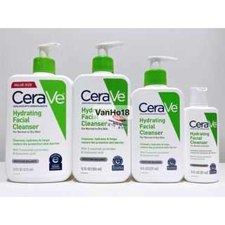 Sữa rửa mặt da khô CeraVe Hydrating Facial Cleanser