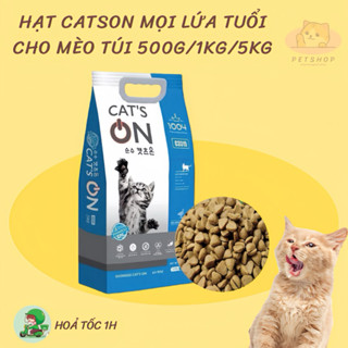   HOẢ TỐC HCM  Hạt thức ăn mèo Cat's ON 5kg - Hạt khô Cat On nhập Hàn Quốc chính hãng 