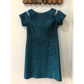 Váy topshop màu xanh lấp lánh