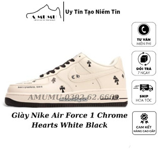 Giày thể thao nam nữ thắng giày af1 thập giá trắng đen