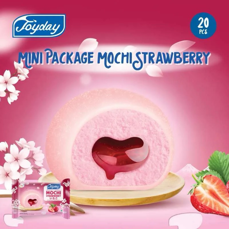 Kem mochi dâu Joyday