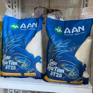Gạo Lúa Tôm ST25 A An Túi 5kg