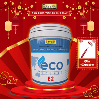 Sơn lót kháng kiềm ngoại thất cao cấp ECO E2 18 lít tăng độ bám dính chống nấm mốc an toàn dễ sử dụng