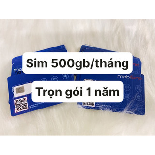 Sim data 4g mobifone 500gb