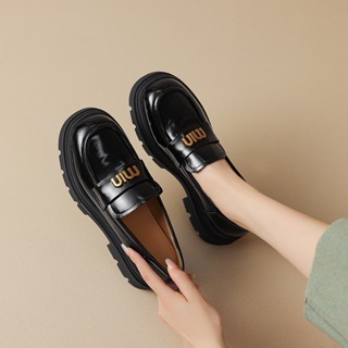 Giày đốc nữ Miu  Đồng đế Răng Cưa cao 5cm