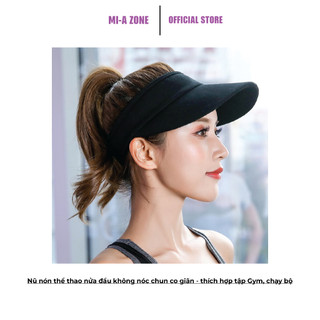 Mũ lưỡi trai nửa đầu, nón kết không nóc, mũ nón thể thao - chun co giãn - thích hợp tập Gym, chạy bộ