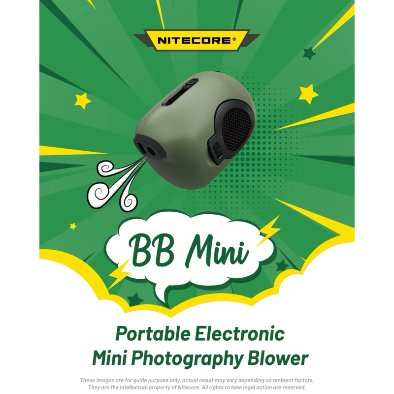 Ống thổi bụi cho máy ảnh Nitecore - BB Mini