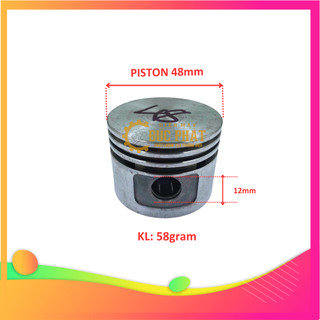 Piston inox ĐK 48*chốt 12mm dùng cho máy nén khí ,bơm hơi máy nén khí có dầu trực tiếp,PT48