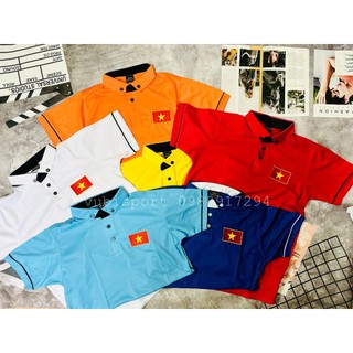 Áo Polo Đội Tuyển Việt Nam Áo Polo di chuyển logo thêu