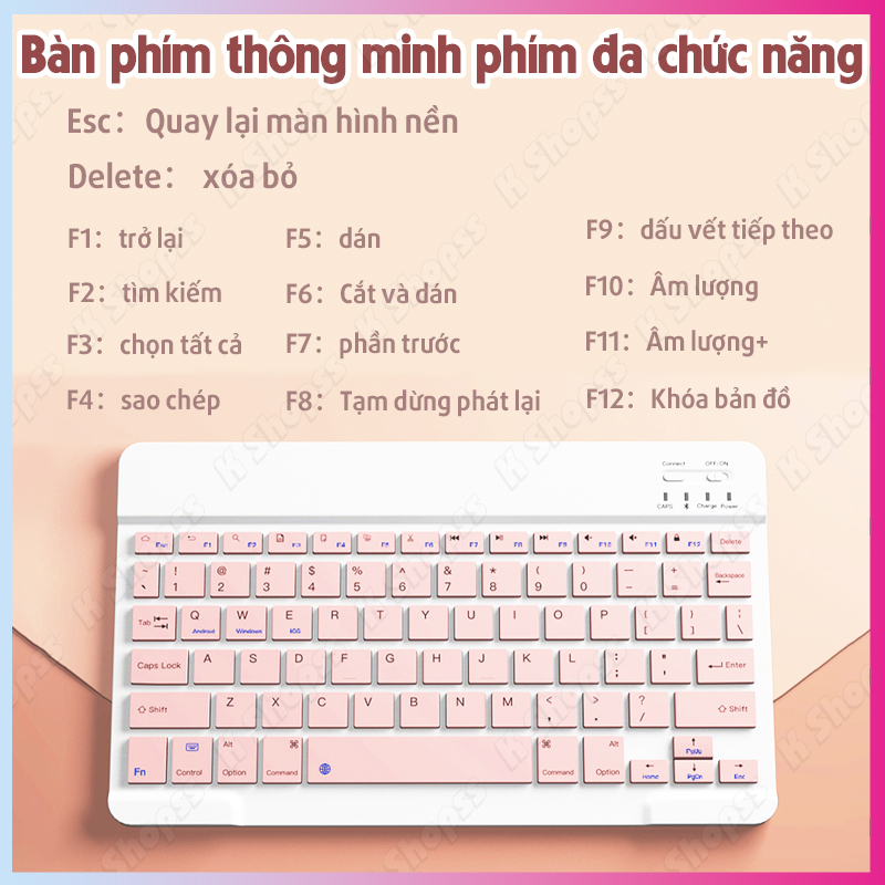 bàn phím chuột không dây bluetooth văn phòng mini 10 inch / máy tính bàn phím chuột bộ đồ (Giao hàng ngay) | BigBuy360 - bigbuy360.vn